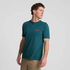 Diamond Script Premium Tee - Deep Sea