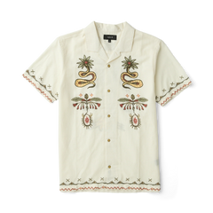 Gonzo Short Sleeve Button Up Shirt - Unbleached
