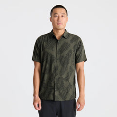 Bless Up Breathable Stretch Shirt - Military Kelp