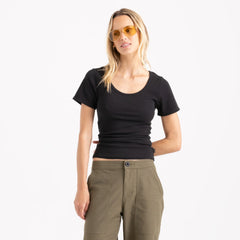 Wind Worn Short Sleeve Tee - Black