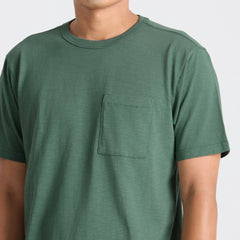 Well Worn Organic Short Sleeve Tee - Slate Green