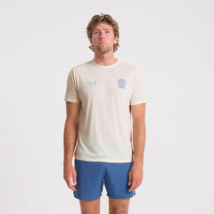 Mathis Active Short Sleeve Tee - Unbleached
