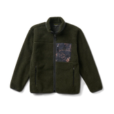Campover Fleece Zip Jacket - Dark Military