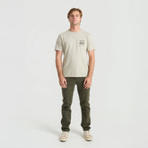 HWY 128 5-Pocket Broken Twill Denim - Military
