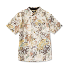 Journey Short Sleeve Button Up Shirt - Ivory