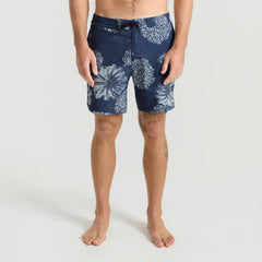 Chiller Scallop 17" Boardshorts - Navy