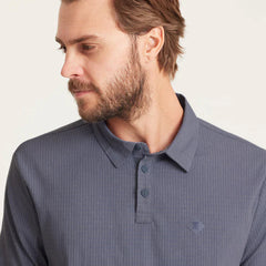 Bless Up Breathable Stretch Polo Shirt - Slate