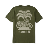 Moto Palm Premium Tee - Military