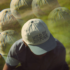 Mathis 5 Panel Strapback Hat - Oatmeal