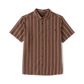 Crosswinds Button Up Shirt - Coco Bean