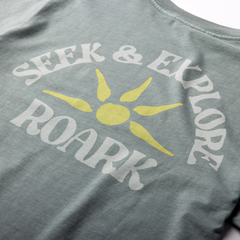 Seek & Explore Premium Tee - Hazy Blue
