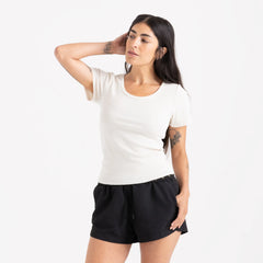 Wind Worn Short Sleeve Tee - Off White