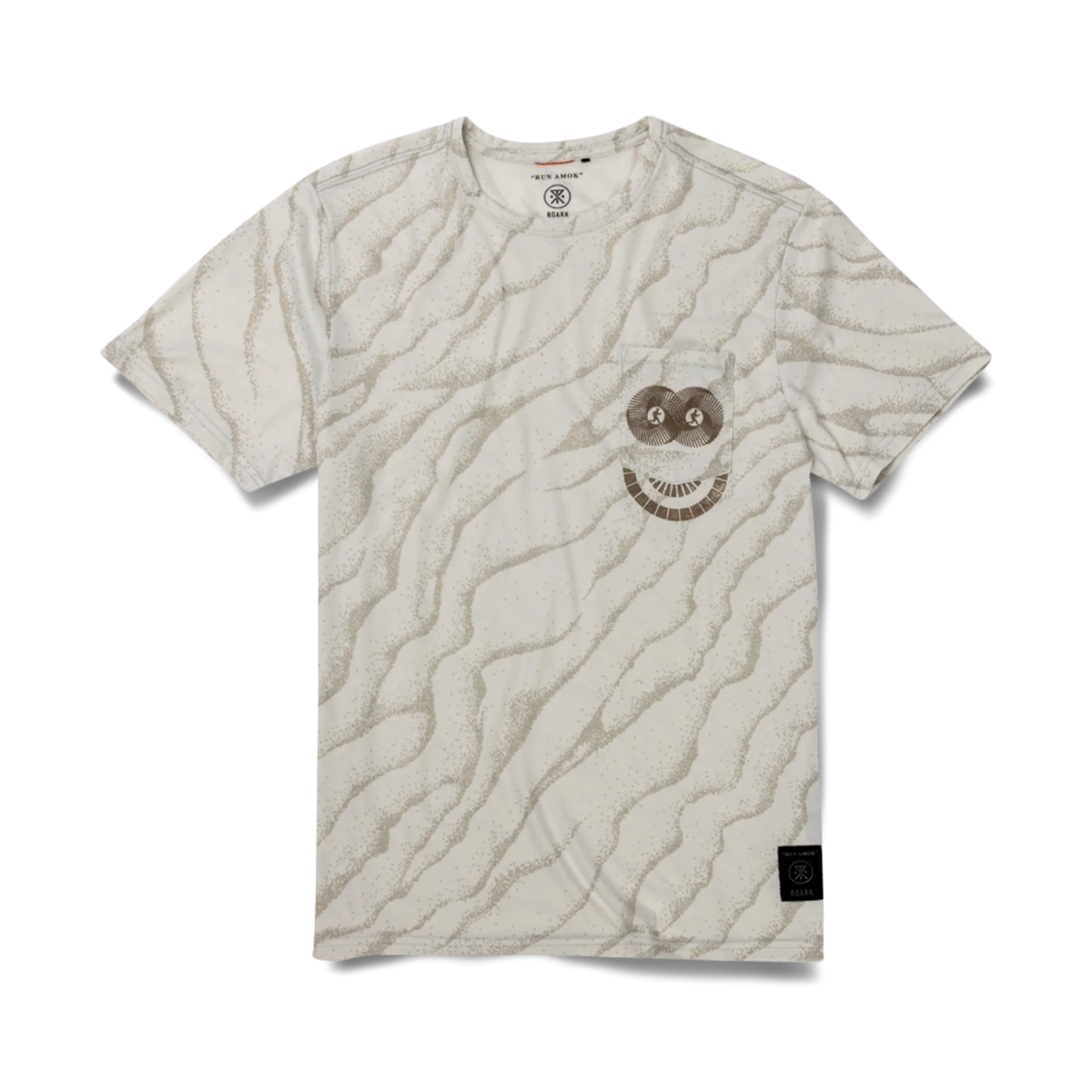 Mathis Pocket Short Sleeve Active Tee - Ivory