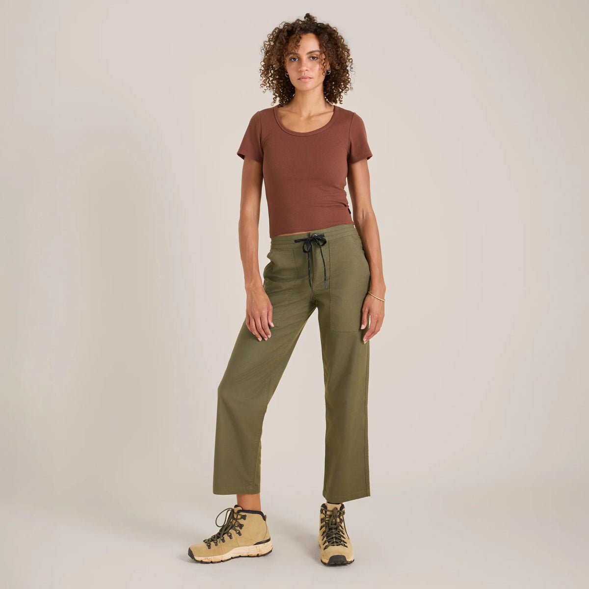 Wind Worn Short Sleeve Tee - Sepia