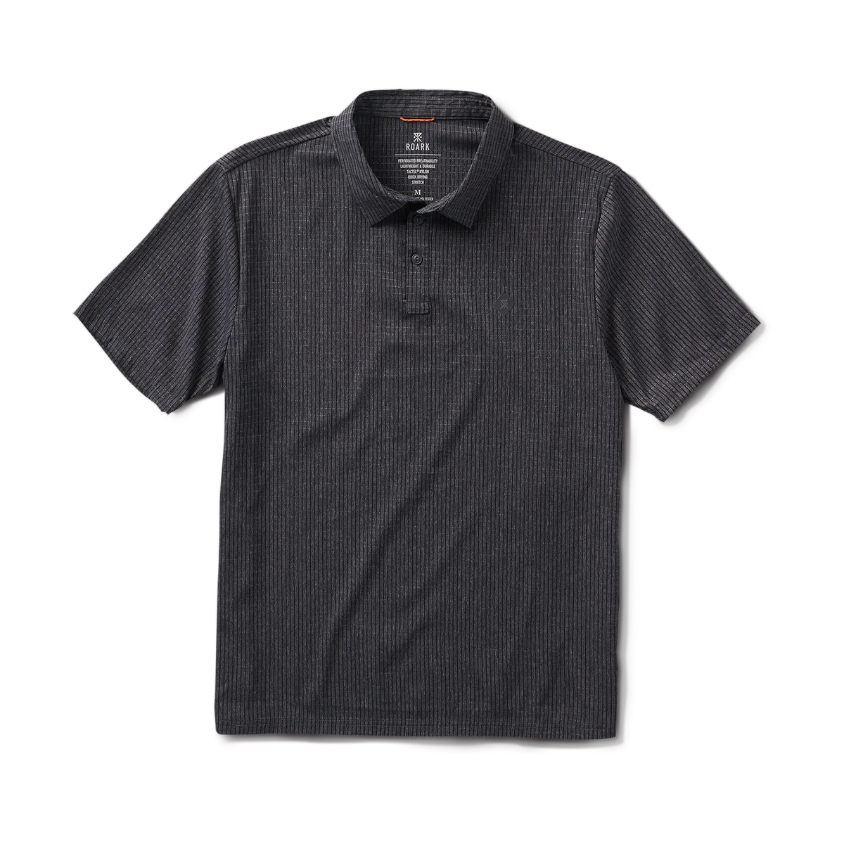 Bless Up Breathable Stretch Polo Shirt - Black