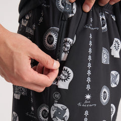 Serrano 7" Active Stretch Shorts - Black Print
