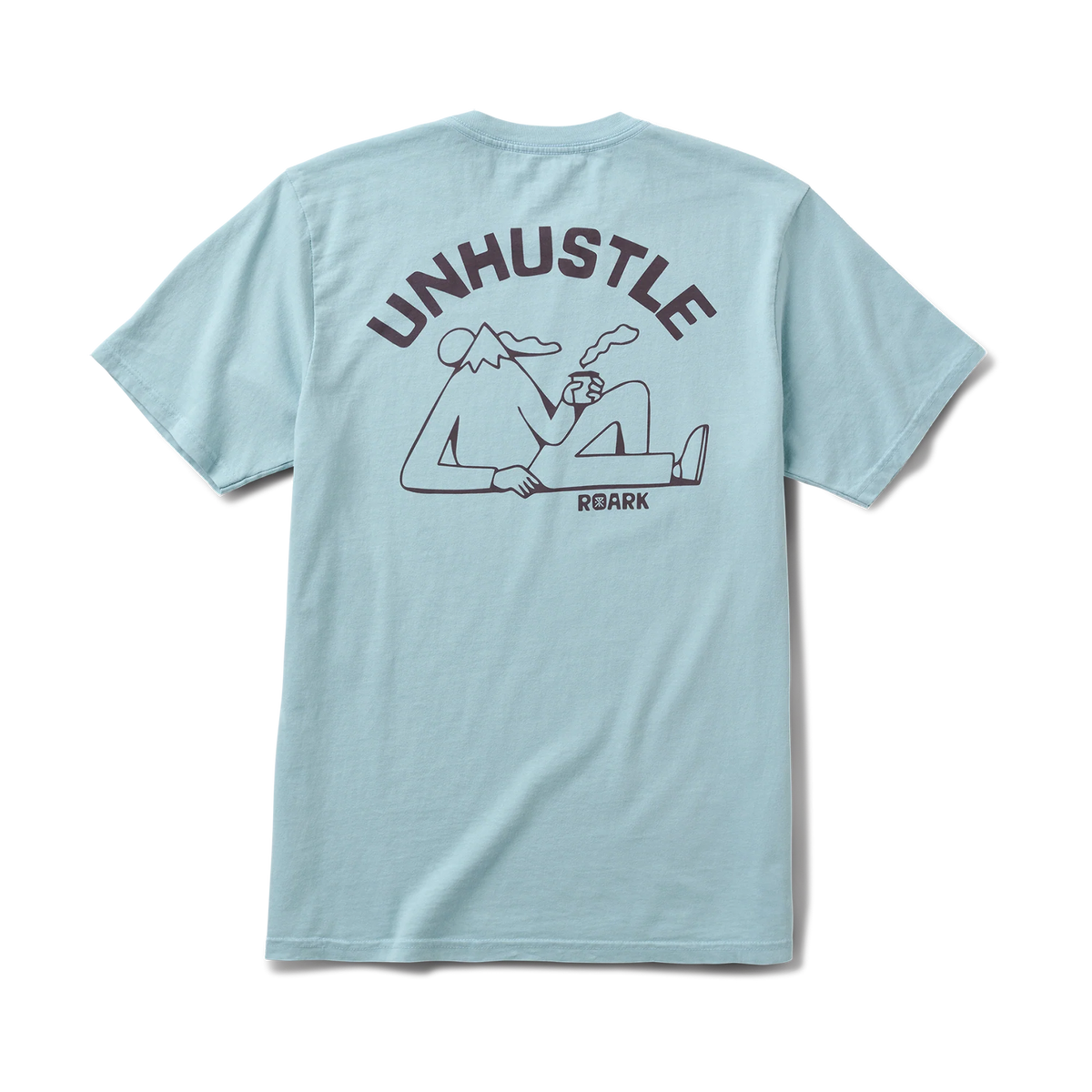 Unhustle Premium Tee - Dusty Blue