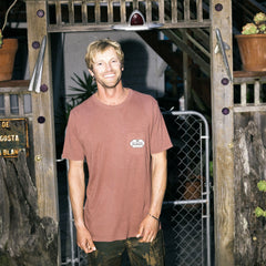 Shield Pocket Premium Tee - Red Clay