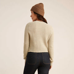 Well Worn Long Sleeve Thermal Sweater - Stone