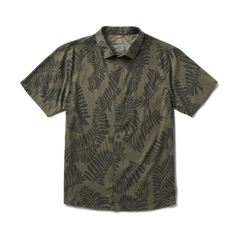 Bless Up Breathable Stretch Shirt - Military Kelp