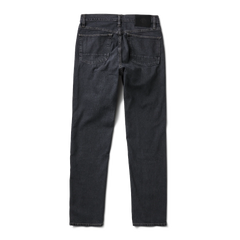 HWY 133 Slim Straight Denim Jeans - Worn Blue Black