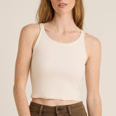 Wind Worn Tank Top - Off White